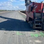 Freza W100CFI - latime de frezare 1m